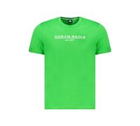 North Sails Green Cotton Men T-Shirt - M