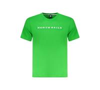 North Sails Green Cotton Men T-Shirt - M