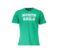 North Sails Green Cotton Men T-Shirt - XL