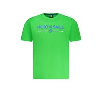 North Sails Green Cotton Men T-Shirt - XXL