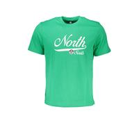 North Sails Green Cotton T-Shirt - L