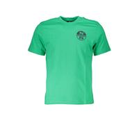 North Sails Green Cotton T-Shirt - M