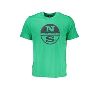 North Sails Green Cotton T-Shirt - S