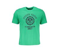 North Sails Green Cotton T-Shirt - S
