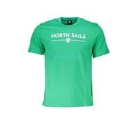 North Sails Green Cotton T-Shirt - S