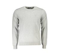 North Sails Grey Organic Cotton Men Sweater - XXL