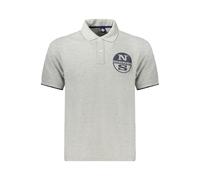 North Sails Grigio Cotton Men Polo - M