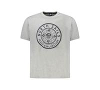 North Sails Grigio Cotton Mens T-Shirt - XL
