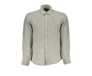 North Sails "Grigio Linen Men's Shirt with Italian Collar" - S