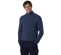 North Sails Half Buttons 7GG Knitwear M - maglione - uomo XL Blue man Made In Italy,Recycled Materials