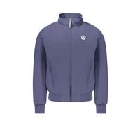 North Sails, ,Jackets ,Uomo ,Blu ,XL Bomber in Poliestere Blu con Tasche