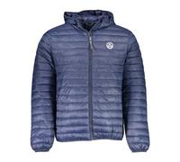North Sails, ,Jackets ,Uomo ,Blu ,XL Giacca blu con cappuccio e tasche