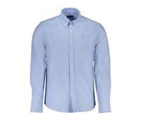 North Sails Light Blue Cotton Men Shirt - S