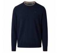 North Sails maglia cotone GIROCOLLO LOGO ricamo finezza 12 navy 699227-0802