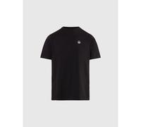 NORTH SAILS Uomo Maglietta in Jersey di Cotone con Maniche Corte - vestibilità Regular (XXL, Nero)