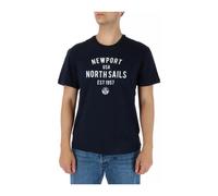 North Sails - Magliette Blu a Maniche Corte - 100% Cotone - - Tops - Uomo - Blu - M