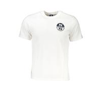 North Sails - Magliette in Cotone Bianca con Logo - - Tops - Uomo - Bianco - XL