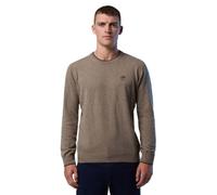 NORTH SAILS Maglioncino Crewneck Sweater Casual Uomo Misto Lana Beige 3XL