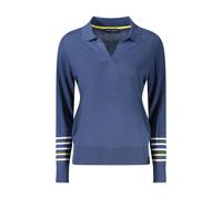 North Sails - Maglione blu con dettagli a contrasto - - Knitwear - Donna - Blu - M