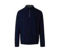 North Sails maglione misto cashmere Mezza ZIP impermeabile tecnico outdoor BLU NAVY