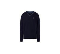 NORTH SAILS Maglione Uomo in Misto Cashmere con Scollo a V e Logo Ricamato