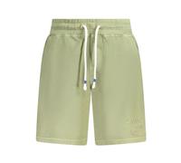 North Sails - Pantalone in Cotone Verde Spazzolato con Ricamo - - Shorts - Uomo - Verde - S