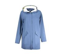 North Sails, ,Coats ,Donna ,Blu ,M Giacca Parka Blu con Cappuccio e Stampa