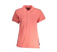 North Sails Pink Organic Cotton Women Polo - S
