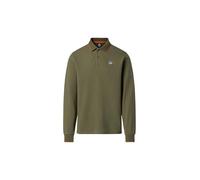 NORTH SAILS Polo a Maniche Lunghe 692454 (IT, Testo, M, Regular, Regular, Deep Green)