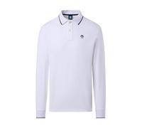 NORTH SAILS Polo Uomo Maglietta Manica Lunga con Colletto e Bottoni Articolo 692454 Polo Long Sleeve, 0101 White/Bianco, XL