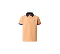 NORTH SAILS Polo Bambino in piqué di Cotone Organico con Dettagli a Contrasto