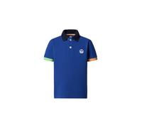 NORTH SAILS Polo Bambino in piqué di Cotone Bio con Dettagli Contrasto