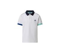 NORTH SAILS Polo Bambino in piqué di Cotone Bio con Profili a Contrasto
