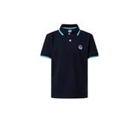 NORTH SAILS Polo Bambino in piqué di Cotone Organico con Dettagli a Righe