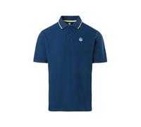 NORTH SAILS Polo Uomo in piqué di Cotone Organico con Dettagli a Contrasto