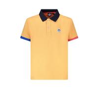 NORTH SAILS Polo Bambino in piqué di Cotone Organico con Dettagli a Contrasto