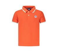 NORTH SAILS POLO MANICHE CORTE BAMBINO ARANCIO TAGLIA = 6A