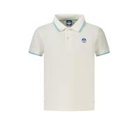 NORTH SAILS POLO MANICHE CORTE BAMBINO BIANCO