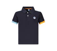 NORTH SAILS Polo Bambino in piqué di Cotone Organico con Profili a Contrasto