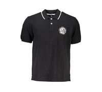 North Sails, ,Tops ,Uomo ,Nero ,M Polo in Cotone Nero con Stampa