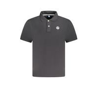North Sails - Polo a toppa con logo - - Tops - Uomo - Nero - L