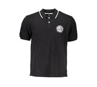 North Sails Black Cotton Men Polo Shirt - S