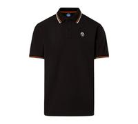 North Sails - Polo Shirt con Logo e Strisce - - Tops - Uomo - Nero - L