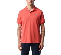North Sails Polo Uomo con Patch Logo Cotone Arancione