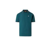 North Sails Polo maglia maglietta 692452 colletto rigato cotone biologico 0749 petrolio