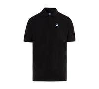 NORTH SAILS Polo Uomo in piqué di Cotone Organico con Patch Logo