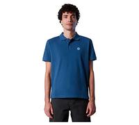 NORTH SAILS Polo Uomo in Piquet di Cotone Organico (L, Dark Denim)