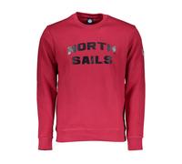 North Sails Red Cotton Men Sweater - S