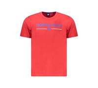 North Sails Red Cotton Men T-Shirt - L