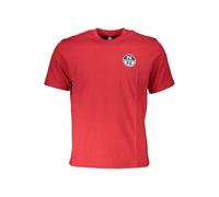 North Sails Red Cotton T-Shirt - XXL
